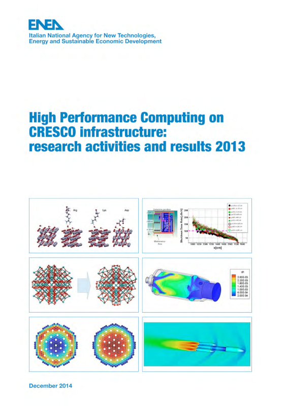 High Performance Computing on CRESCO infrastructure: research activities and results 2013