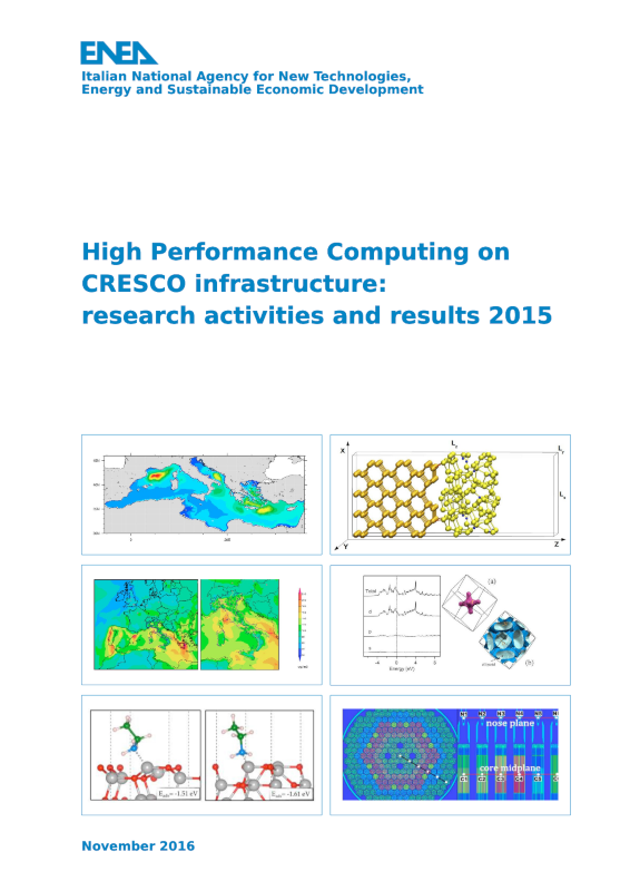 High Performance Computing on CRESCO infrastructure: research activities and results 2015
