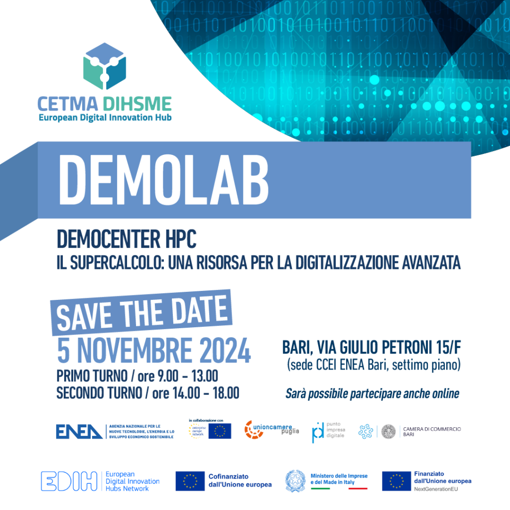 Supercalcolo: una risorsa per la digitalizzazione avanzata. Le registrazioni dei Demolab